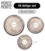 Moritz & Moritz VIDA 18-tlg Geschirr Set 6 Personen Beige Produktbild-Vorschau 9