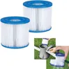 2er Filterkartusche Typ D Ersatz Filter Swimming Pool Produktbild-Vorschau 1
