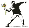 Blumenwerfer im Street-Art-Stil – Decords Wandtattoo, Produktansicht 3 Produktbild-Vorschau