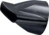 A close-up, studio shot of a black hair dryer nozzle. Podgląd zdjęcia produktu