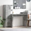 vidaXL Schreibtisch 2 pcs Beton Grau Produktbild-Vorschau 2