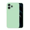 A light green phone case is shown from the back, with the phone partially visible inside. Produktbild-Vorschau