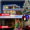 A collage showing outdoor and indoor Christmas decorations using string lights. Anteprima dell’immagine prodotto