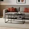 A living room setting with a couch and coffee table. Náhľad obrázku produktu