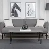 janEven Couchtisch FlairLine Lichtgrau Rechteckig Hairpin Produktbild-Vorschau 3