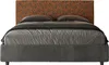 ITYHOME - Gepolstertes Bett mit Lattenrost 160x210 mit Produktbild-Vorschau 1