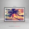 Gerahmtes Poster - Schwarzer Rahmen - Meer Strand Palme - Produktbild-Vorschau 5
