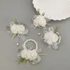 Hochzeitsarmband Waldstil Brustblume Kunstperle Quaste Produktbild-Vorschau 2