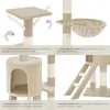 Arbre à chat DOMINIQUE 142 cm - beige Voir les images du produit 4