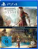 A video game double pack cover featuring Assassin's Creed Odyssey and Assassin's Creed Origins. Produktbild-Vorschau