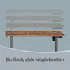 VASAGLE Höhenverstellbarer Schreibtisch, Schreibtisch Produktbild-Vorschau 4
