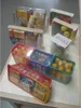 A collection of toy grocery baskets filled with miniature food items and drinks, arranged on a table. Anteprima dell’immagine prodotto
