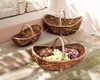 Panier en osier avec anse en bois, moyen, panier à fruits, Voir les images du produit 6