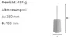 Smedbo Toilettenbürste, sand BE573 Produktbild-Vorschau 4