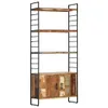 vidaXL Bibliothèque 4 niveaux 80x30x180 cm Vieux bois Voir les images du produit 8