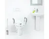Sedile per WC RIDDER con maniglione di sicurezza Bianco 150 Anteprima dell’immagine prodotto 16
