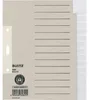 LEITZ Ordnerregister 1225 Vollformat blanko grau 15-teilig, Produktbild-Vorschau 4