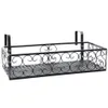 Iron Balcony Hanging Flower Rack Pot Stand Plant Storage Produktbild-Vorschau 1