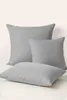 Satin Kissenbezug 100% Baumwolle 50X60 Grau Produktbild-Vorschau 3