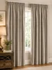 Verdunkelungsvorhang Samt weich 140x225 cm Taupe Vorhang Produktbild-Vorschau 4