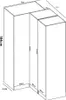Vente-unique LISTOWEL, Weiß, Garderobe, 10 Regale, 6 Produktbild-Vorschau 5