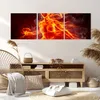 Bild auf Leinwand - Leinwandbild - Frau Flammen Produktbild-Vorschau 7