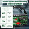 Solarradio Kurbelradio 20000mAh Notfallradio Outdoor, AM/FM Produktbild-Vorschau 2