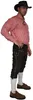 Trachten lederhose Knielederhose Rindsvelour Dunkelbraun, Produktbild-Vorschau 3