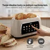 Toster Olvy na 4 kromki, długi otwór, wyświetlacz cyfrowy z Podgląd zdjęcia produktu 4