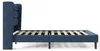 Letto imbottito Zubaliya, singolo - 90x200 cm, blu - Anteprima dell’immagine prodotto 6