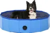 vidaXL Hundepool Faltbar Blau 80 x 20 cm PVC Produktbild-Vorschau 2