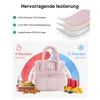 Lunchtasche, doppelstöckige isolierte Lunchbox, langlebig Produktbild-Vorschau 3