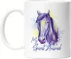 My Spirit Animal Tasse Weiß Pferde Pferdekopf Hengst Reiten Produktbild-Vorschau 1