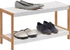 home24 Schuhregal - Bambus massiv / MDF Produktbild-Vorschau 3