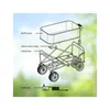 An exploded diagram of an electric wagon with labels pointing to its components. Produktbild-Vorschau