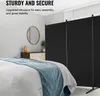 A bedroom scene with a bed and a room divider. Voir les images du produit