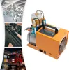 A collage of images showing a factory, a rifle, a fire truck, and a high-pressure pump. Produktbild-Vorschau