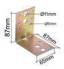 Aqbau® Schwerlast-Winkelverbinder mit Sicke 87x87x65mm Produktbild-Vorschau 2