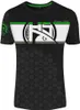 HOTSPOT DESIGN T-shirt Linear Zander, M, schwarz-grün, Produktbild-Vorschau 2