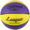Midwest Basketball žlutá fialová velikost 5 gumový míč pro Náhled obrázku produktu 1