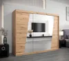 Schwebetürenschrank GABRIELA – Breite 250 cm, Eiche Artisan Produktbild-Vorschau 1