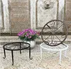 2er Set Blumenhocker Metall Pflanzenständer, Rund Blumen Produktbild-Vorschau 4