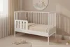 2in1 Babybett und Kinderbett 120x60cm, Weiss, mit 3-Fach Produktbild-Vorschau 2