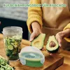 Avocado Aufbewahrungsbox mit Deckel – Luftdicht & Produktbild-Vorschau 2