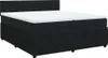 vidaXL Boxspringbett mit Matratze Schwarz 200x200 cm Samt Produktbild-Vorschau 1
