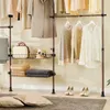 SoBuy Stojací vešiak Úložný nábytok Hnedý Moderný KLS04-BR Náhľad obrázku produktu 8