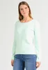 GIN TONIC Damen Longsleeve Langarm Shirt Rundhals, Größe:M, Produktbild-Vorschau 3