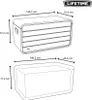 Lifetime Kunststoff Gartenbox Space XL 625 L Kissenbox & Produktbild-Vorschau 7