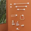 Schwenkbarer Handtuchhalter Wandmontage aus Edelstahl und Produktbild-Vorschau 2