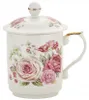 Kaffee- und Teetasse mit Teesieb „Blumen – Rose“ JUMBO 450 Produktbild-Vorschau 3